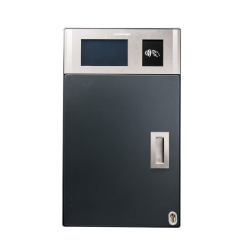 Sleutelkast 24 sleutelbossen, RFID lezer, verzendmodule, 12 jaar abonnement inb.