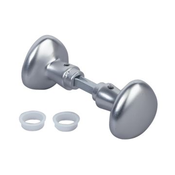 3006R - Paire de poignées ronde en aluminium.