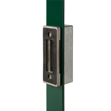 O-SET - Aluminium adapter bakje voor plat profiel (SSKZ QF) slotvanger.