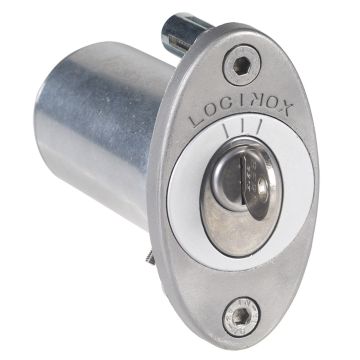 KEYSAFE-QF - Roestvrijstalen keysafe met quick-fix bevestigingen.
