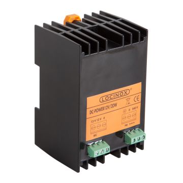 DC-POWER-12V-20W - Veiligheidsvoeding 12 en 13Vdc - 20W.