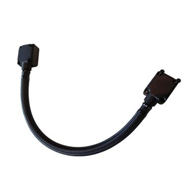 DVK-HD-650 - Gaine de passage renforcée anti- cisaillement en acier inoxydable 650mm RAL9005.