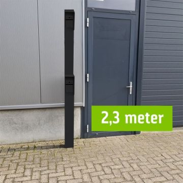 Colonne d'interphone 230 cm RAL 9005 (noir)