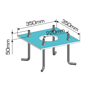 2 x Funderingsframe TYPE 10    NET