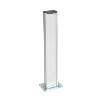 Alu-paal met voet - 55cm