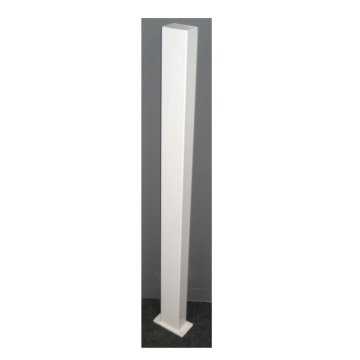Paal 80 x 120 x 1650mm gemetaliseerd en gelakt in RAL-kleur naar keuze
