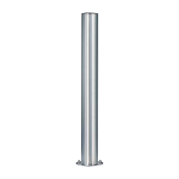 Poteau en acier inoxydable Ø102 à cheviller
