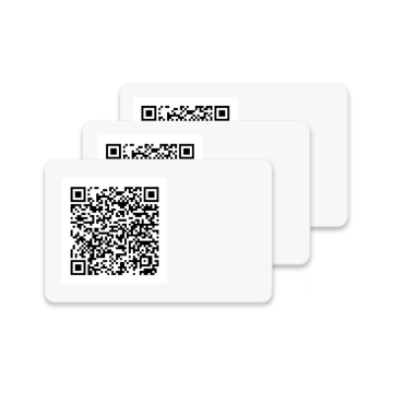 Cartes avec code-barres 2D pour les utilisateurs de longue durée, fournies avec duplicata