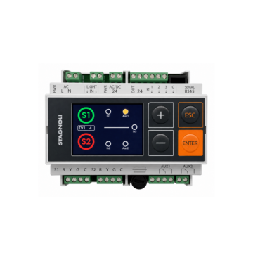VIACONTROL - Stuurkaart met display voor 2 verkeerslichten.