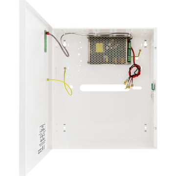 Alim 24Vcc/3A avec chargeur et contacts d'état dans boîtier métallique pour 2xbat 17Ah