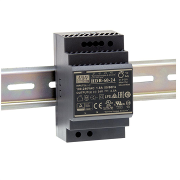 Alimentation rail DIN Mean Well, 24Vdc - 2,5A
