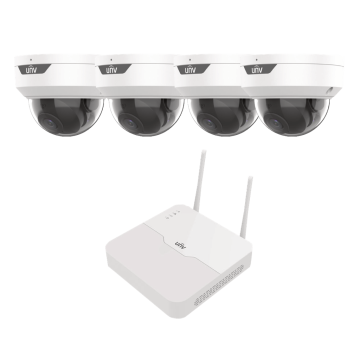 Kit Wi-Fi avec 4 caméras dômes et NVR