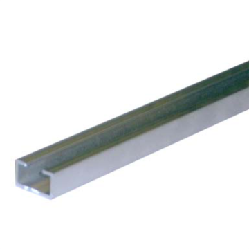 Montageprofiel voor VEI440 rubber, lengte van 2m.