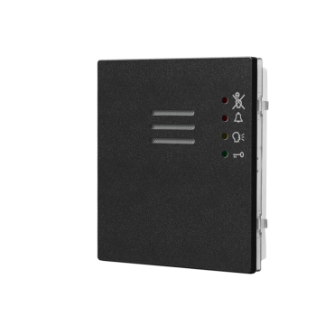 Compleet audiomodule zwarte afwerking met leds en 0 knoppen