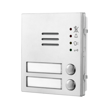 Audiomodule VX2200 met 2 knoppen en aansluiting extra knoppen via flatcable 4204-2/A