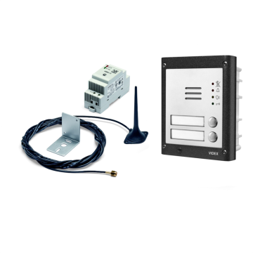 Audiokit GSM 4G inbouw met 2 beldrukkers