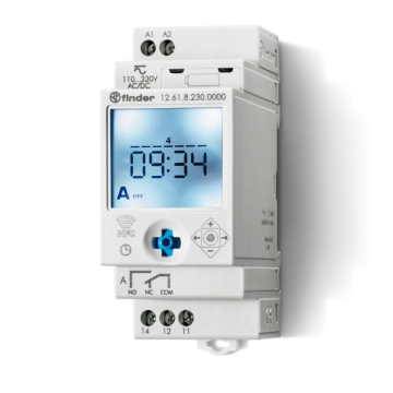 Tijdschakelklok 230V met weekprogramma 1C NFC programmatie