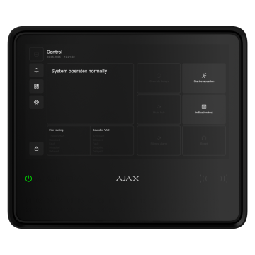 Ajax EN54 Fire Hub-Noir