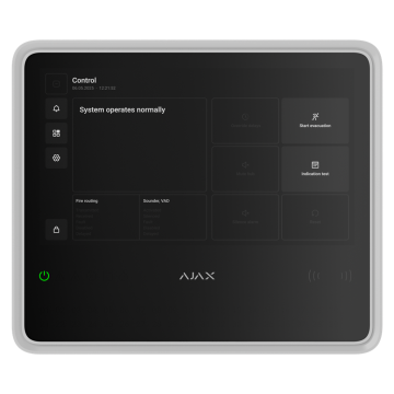 Ajax EN54 Fire Hub-Wit
