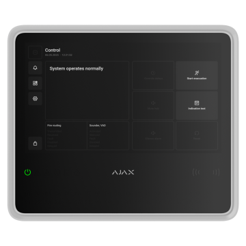 Ajax EN54 Glandbox-Wit