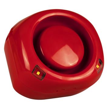 Alarme incendie optique-acoustique (VAD). ip65. Clignotant blanc. EN 54-4