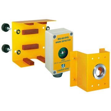 Support de montage pour TFDS-EX IR. Applicable aux conduits équipés d'une fenêtre optique amovible.