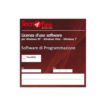 Licence pour personnaliser le vocabulaire Tecnofire via TFSW-TCP/ip