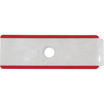 Markeertape voor monstergaatjes. Eenheid prijs. Pakket van 10 stuks.