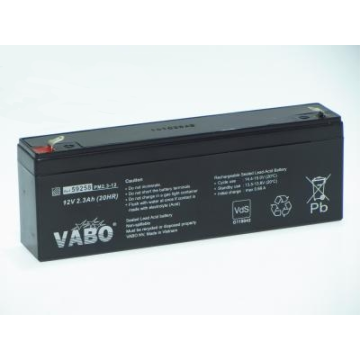  Herlaadbare batterij 12Vdc / 2,3Ah