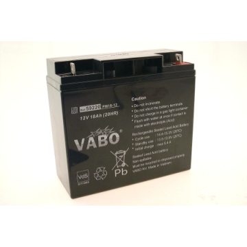  Herlaadbare batterij 12Vdc / 18Ah