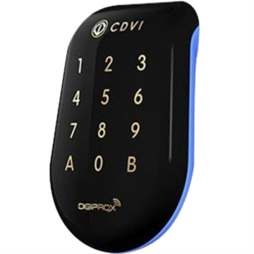 Clavier codé+lecteur Prox noir