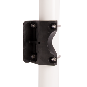 SKRZ-6005 - Gâche en polyamide pour portillon de jardin, profils rond RAL6005.