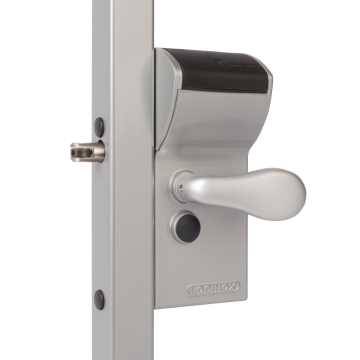 LFRQ40X1LCR-SILV - FREE VINCI mechanisch codeslot voor rond profiel van 40 tot 60mm ZILVER.