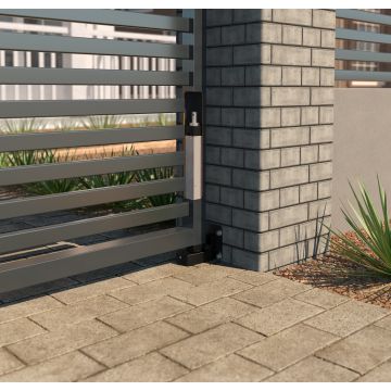 INTERIO-WALL-9005 - Muurbevestigingsset voor Interio poortsluiter, RAL9005.