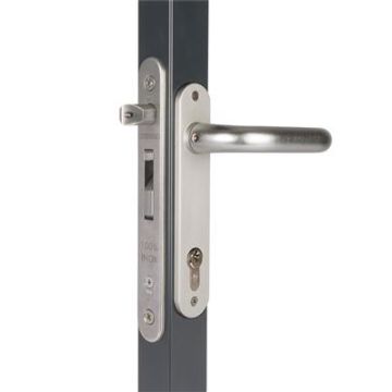 FORTYLOCK - Serrure à encastrer tout inox avec axe de 20mm pour profils de 40mm et plus.