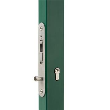 H-COMPACT - Serrure à encastrer tout inox sans poignées.