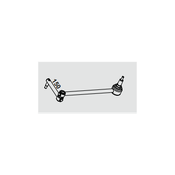 NEXT120S Elleboog glijarm 90° trek Y=150mm