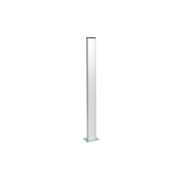 Alu-paal met voet - 110cm