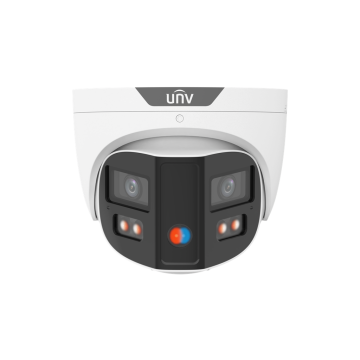 8MP dubbellichts alarm netwerkcamera met binoculaire oogbol