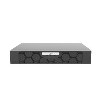 NVR de bureau 4 canaux 4xPoE jusqu'à 16 Mpix + entrée d'alarme
