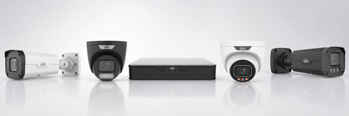 Uniview UNV camera’s en recorder voor professionele videobewaking