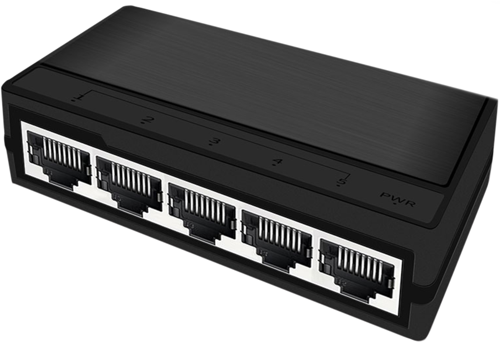 5 kanaals / Gigabit / Unmanaged / Switch