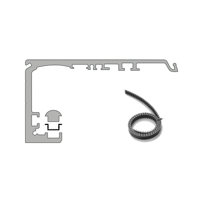 Montage profiel voor ETE901 en 902 motor  2500mm