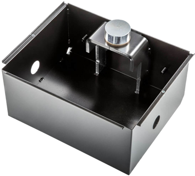 Zelfdragende fundatiekast inox AISI 304.