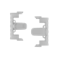 Ajax Certified-Ajax Fibra Module Holder (type B) white