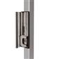SHKLQF2K-9005 - Gâche de sécurité type industriel en acier inoxydable profile caré RAL9005.